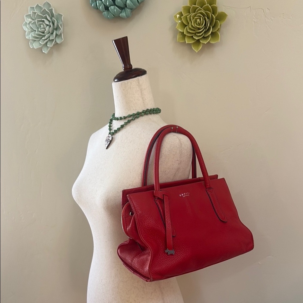 RADLEY London Red Leather Handbag
